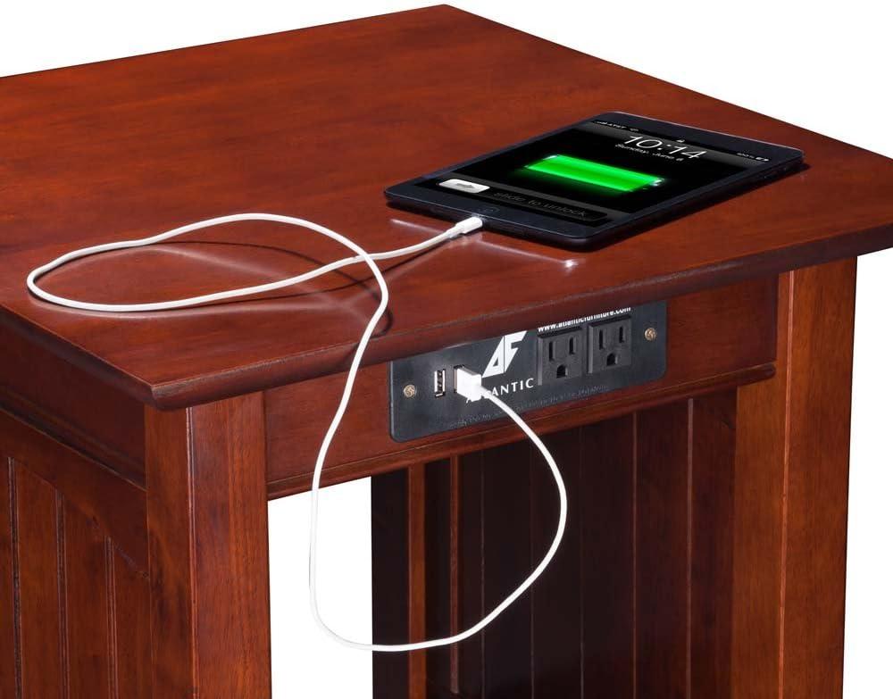 Nantucket End Table with Charger - AFI