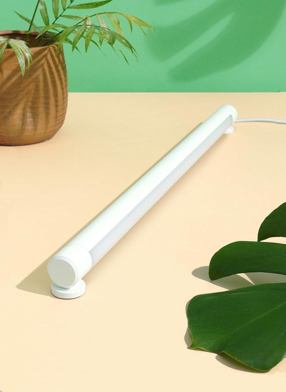 Soltech Solutions Grove™ LED Grow Light - Under-Cabinet/Shelving or Wall Mounted LED bar Light for Indoor houseplants and Herbs - Touch Control Power and dimming (White)