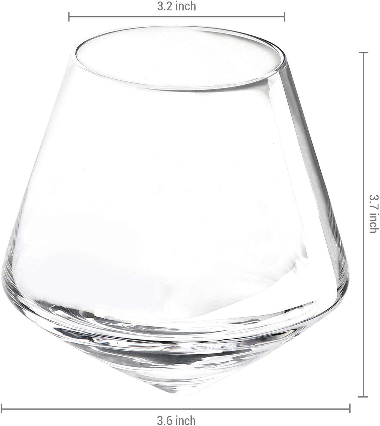 MyGift 35oz. Wine Glass Set (Set of 4)