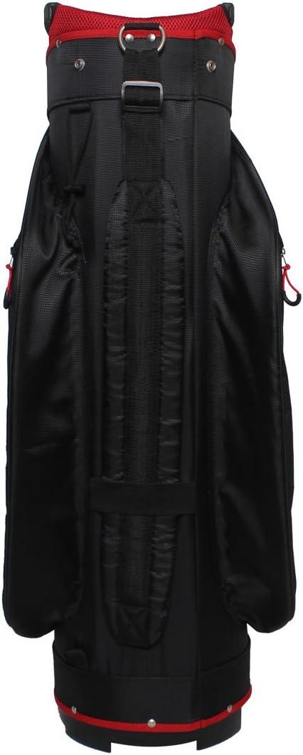 Orlimar Golf CRX Cooler Cart Bag 15-Way Top - Black / Red / Charcoal
