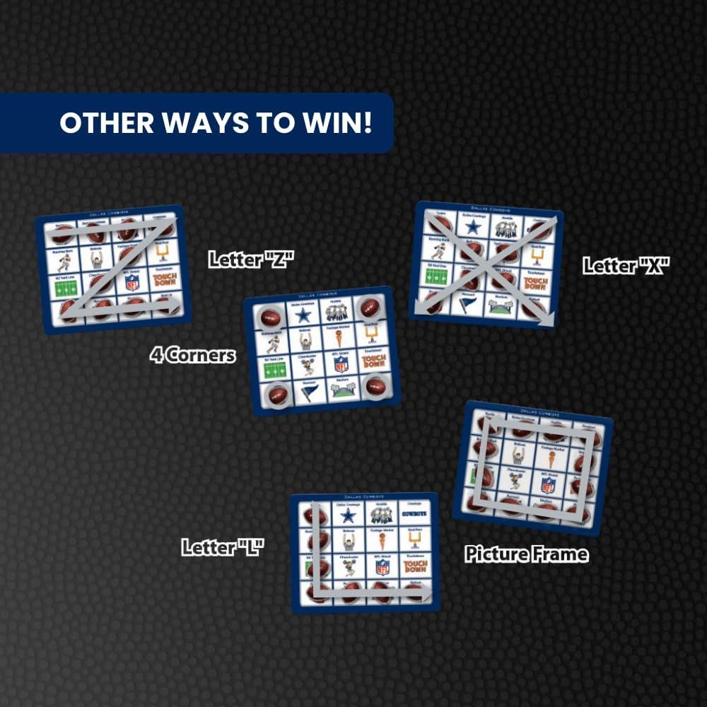 MasterPieces Officially Licensed NFL Dallas Cowboys Bingo Game