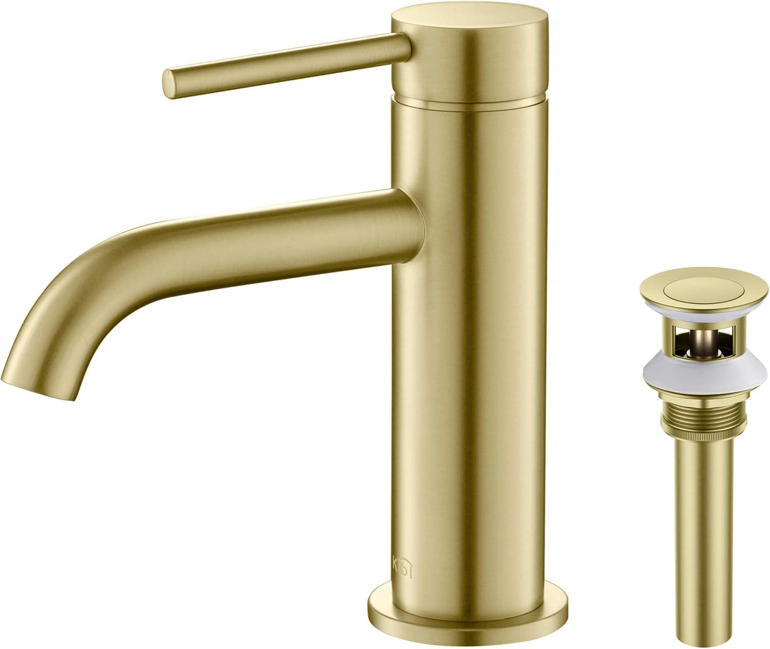Circular Single-Hole Single-handle Bathroom Faucet