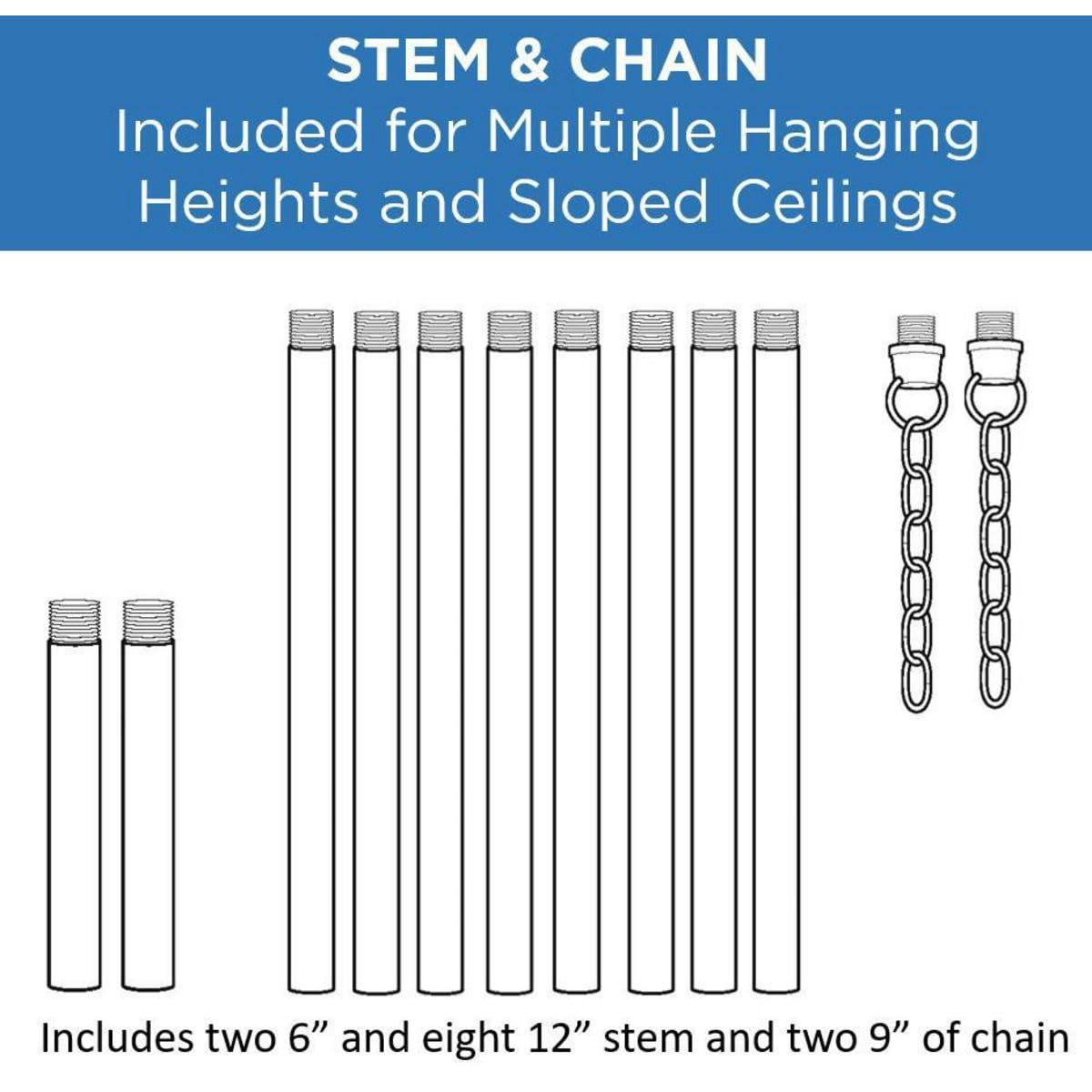 Progress Lighting Briarwood 5-Light Linear Chandelier, Antique Bronze, Faux-Painted Wood Enclosure