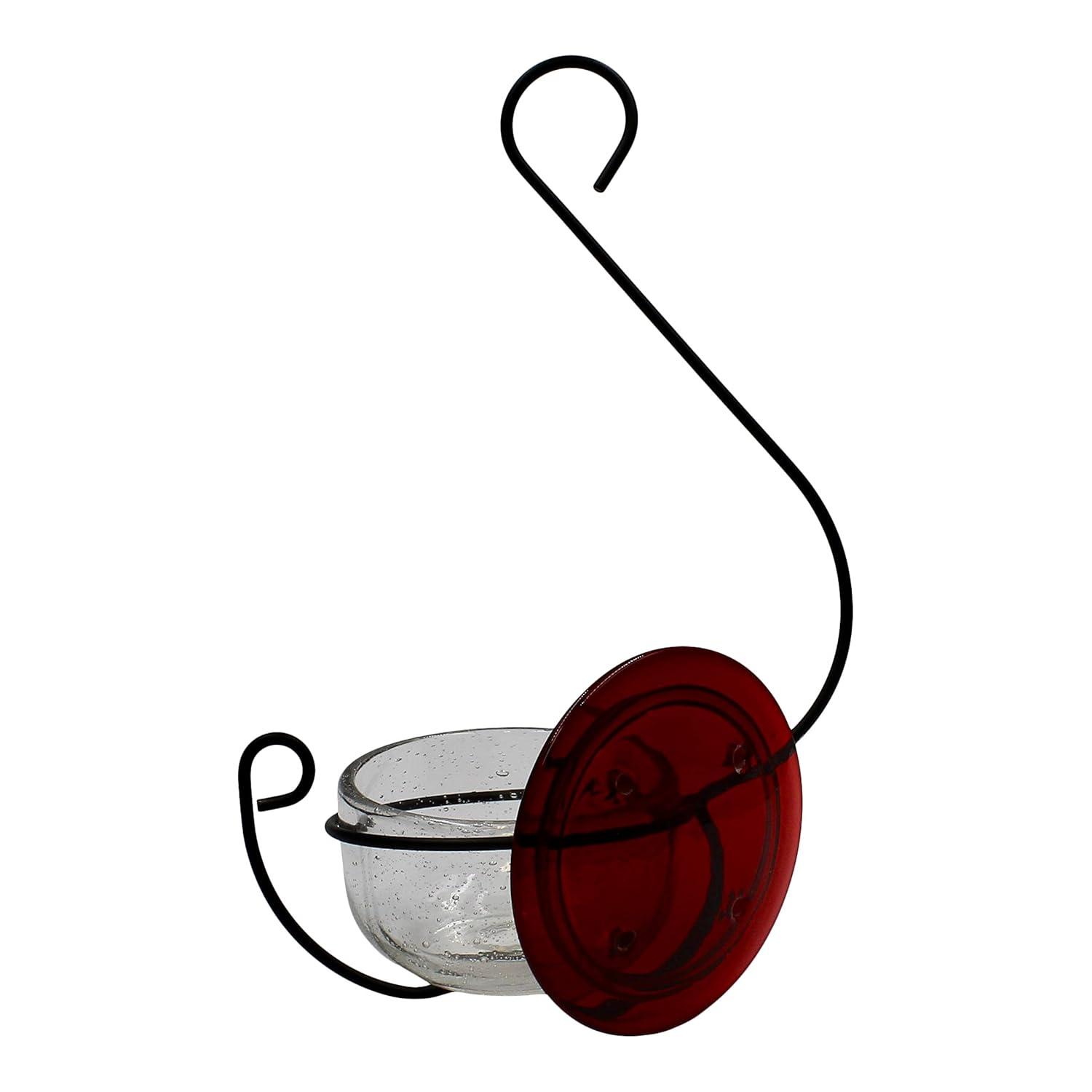 Backyard Essentials Clear Bubble Glass Hanging Hummingbird Feeder - 6 oz