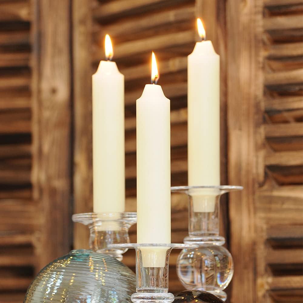 Smooth Collenette Unscented Taper Candle (Set of 4)