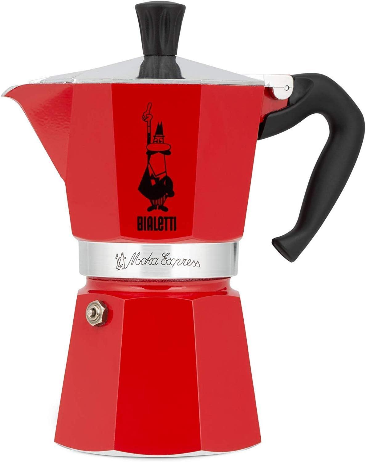 Bialetti Moka Color 3 Cup Percolator Coffee Maker