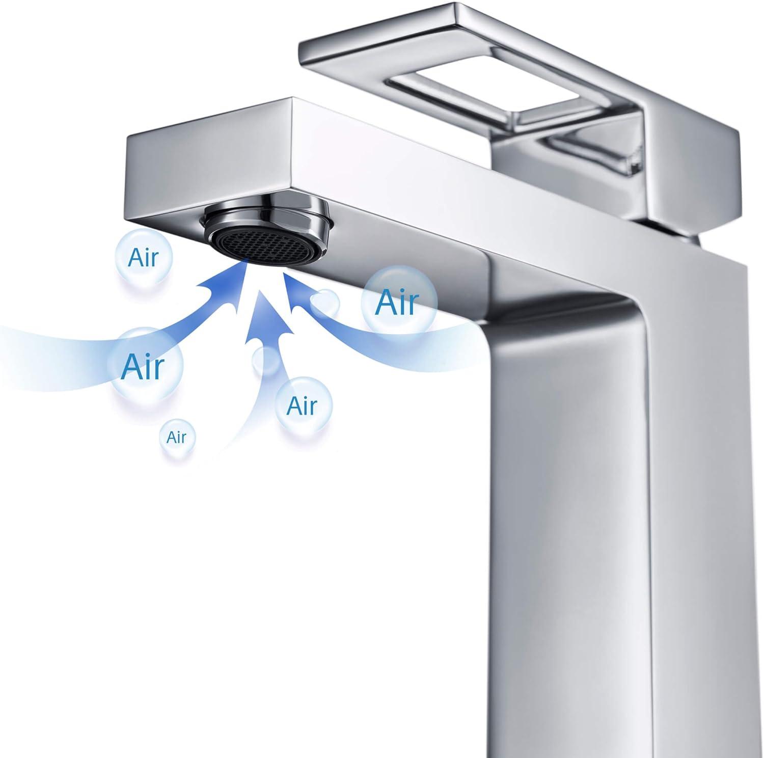 Cube Single-Hole Single-handle Bathroom Faucet