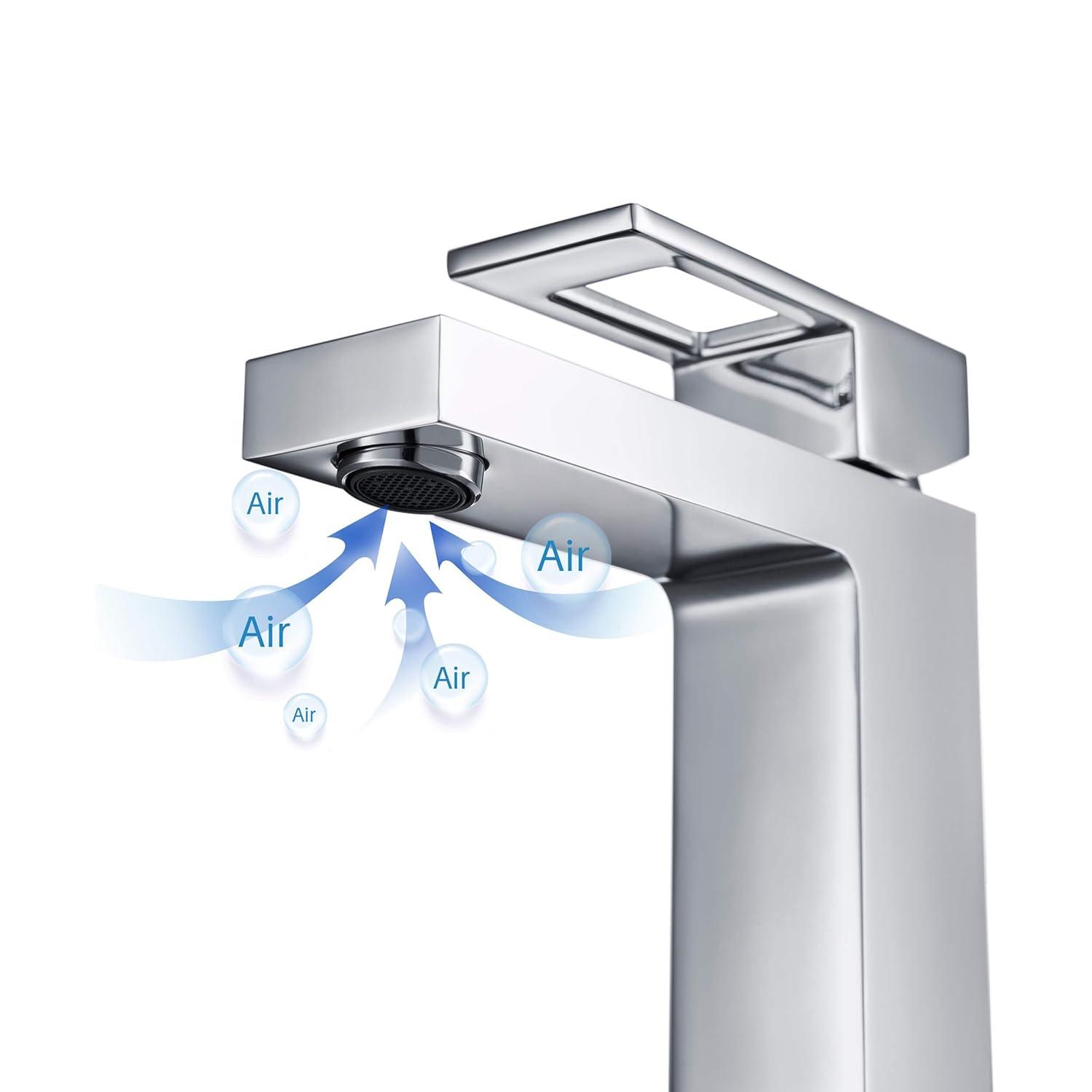 Cube Single-Hole Single-handle Bathroom Faucet
