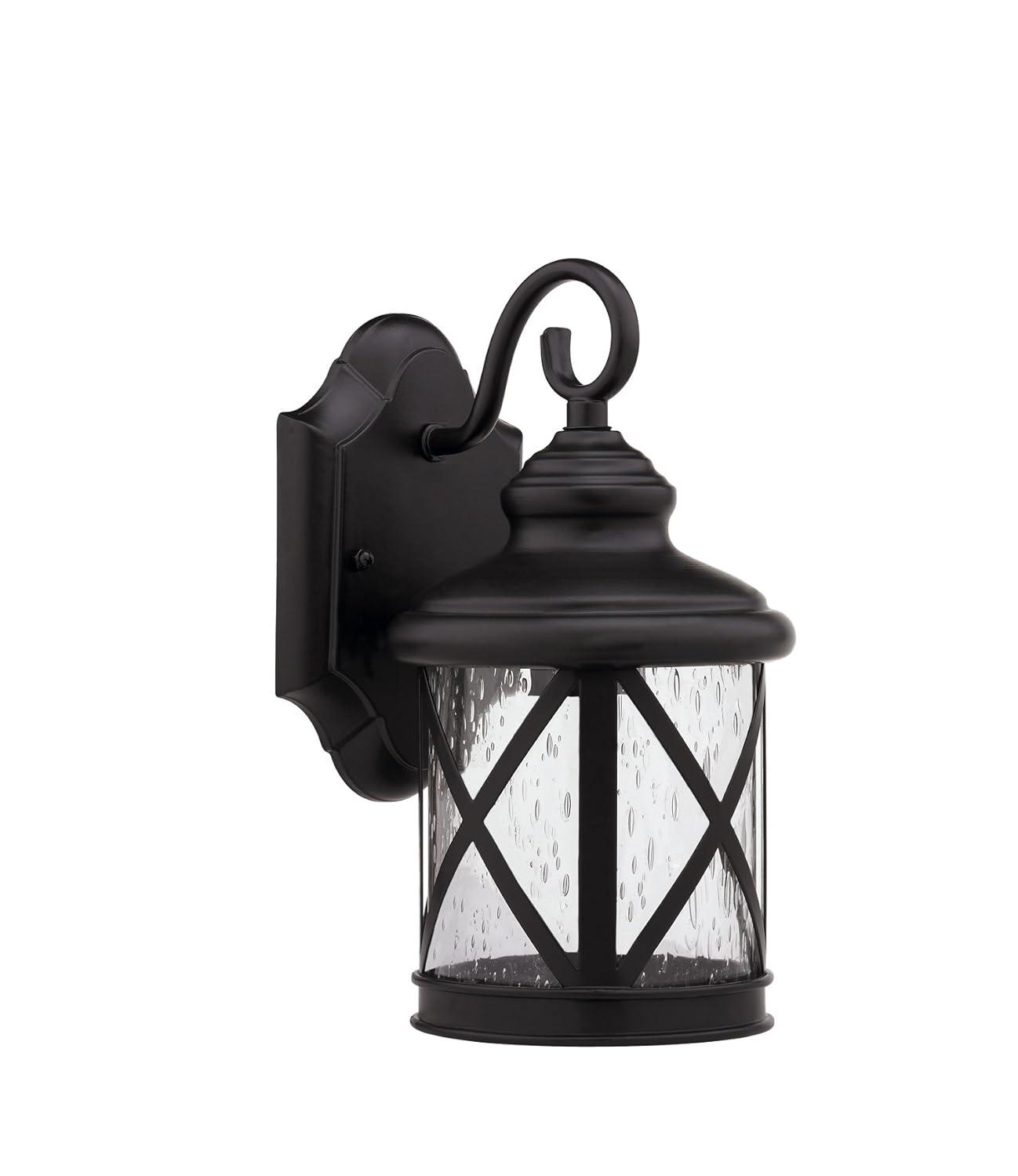 Chloe Lighting Milania Adora Transitional 1 Light Rubbed Bronze Outdoor Wall Sconce 16" Height
