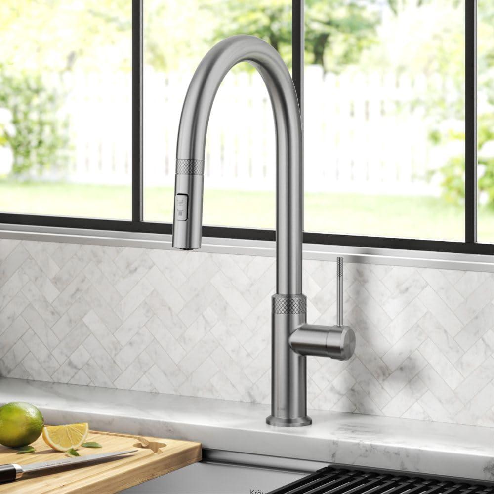 Kraus Oletto Single Handle High-arc Kitchen Faucet