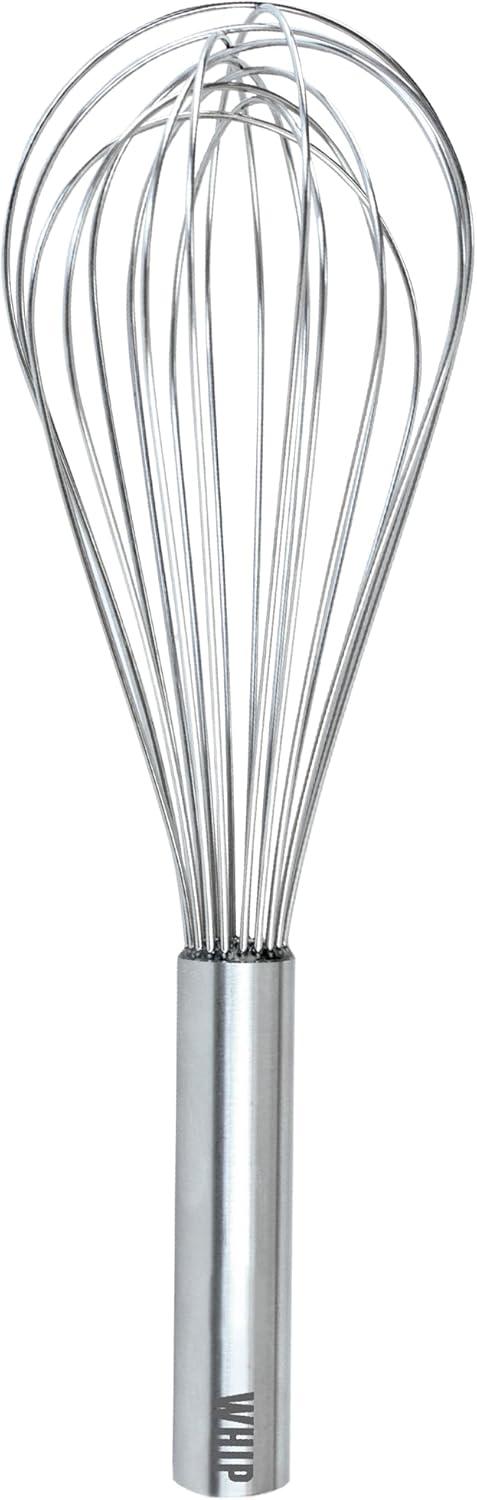 Stainless Steel 12" Dough Whisk for Baking