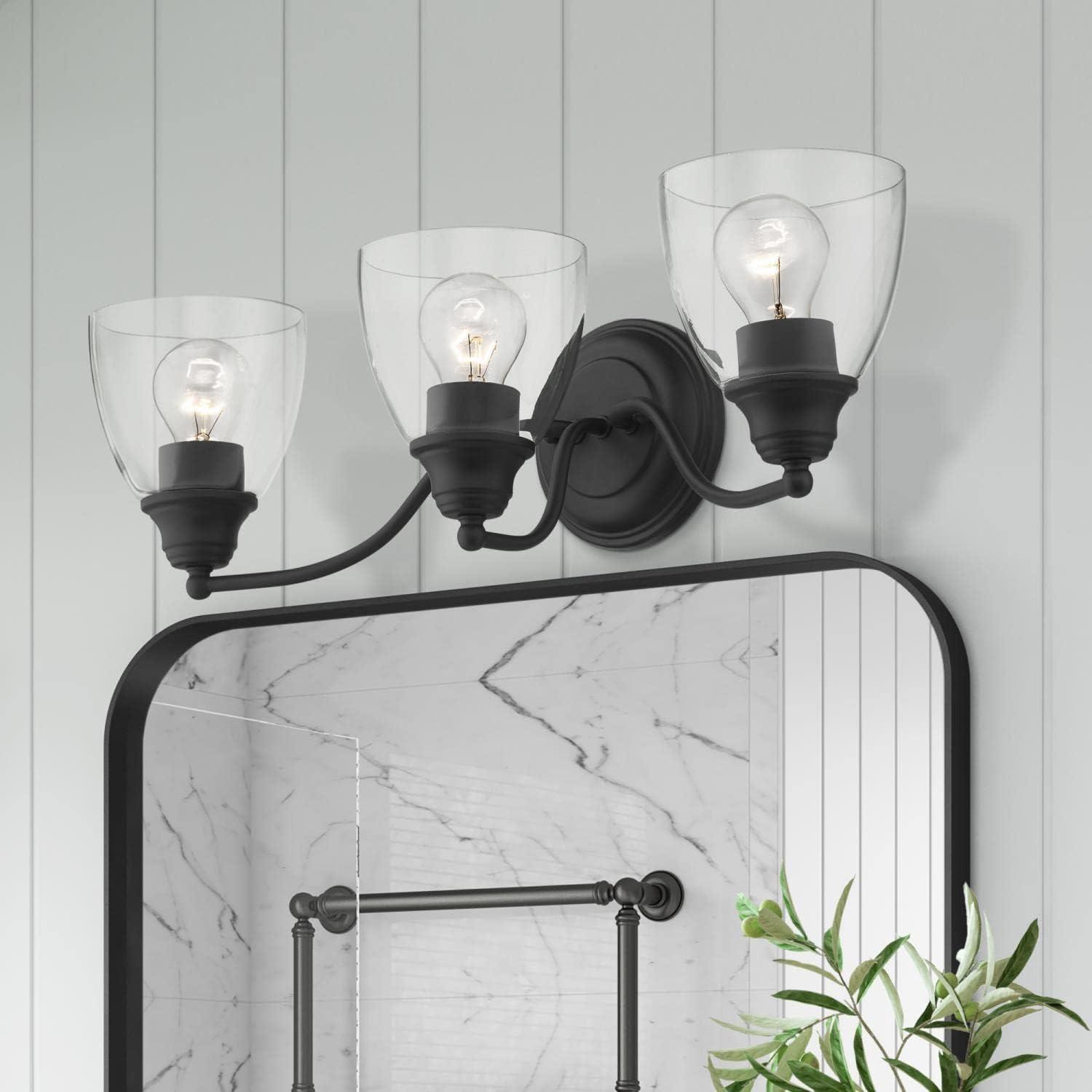 Livex Lighting Montgomery 3 - Light Vanity in  Black