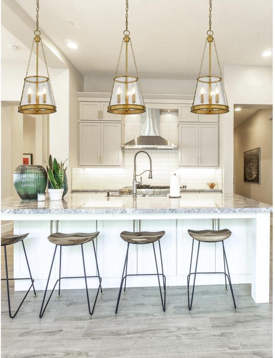 Z-Lite Prescott 3 - Light Pendant in  Rubbed Brass