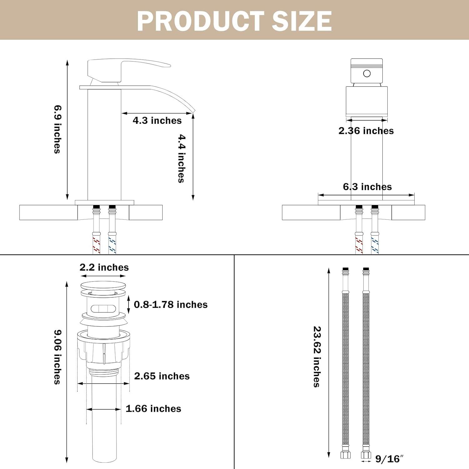 Single-Hole Single-handle Bathroom Faucet