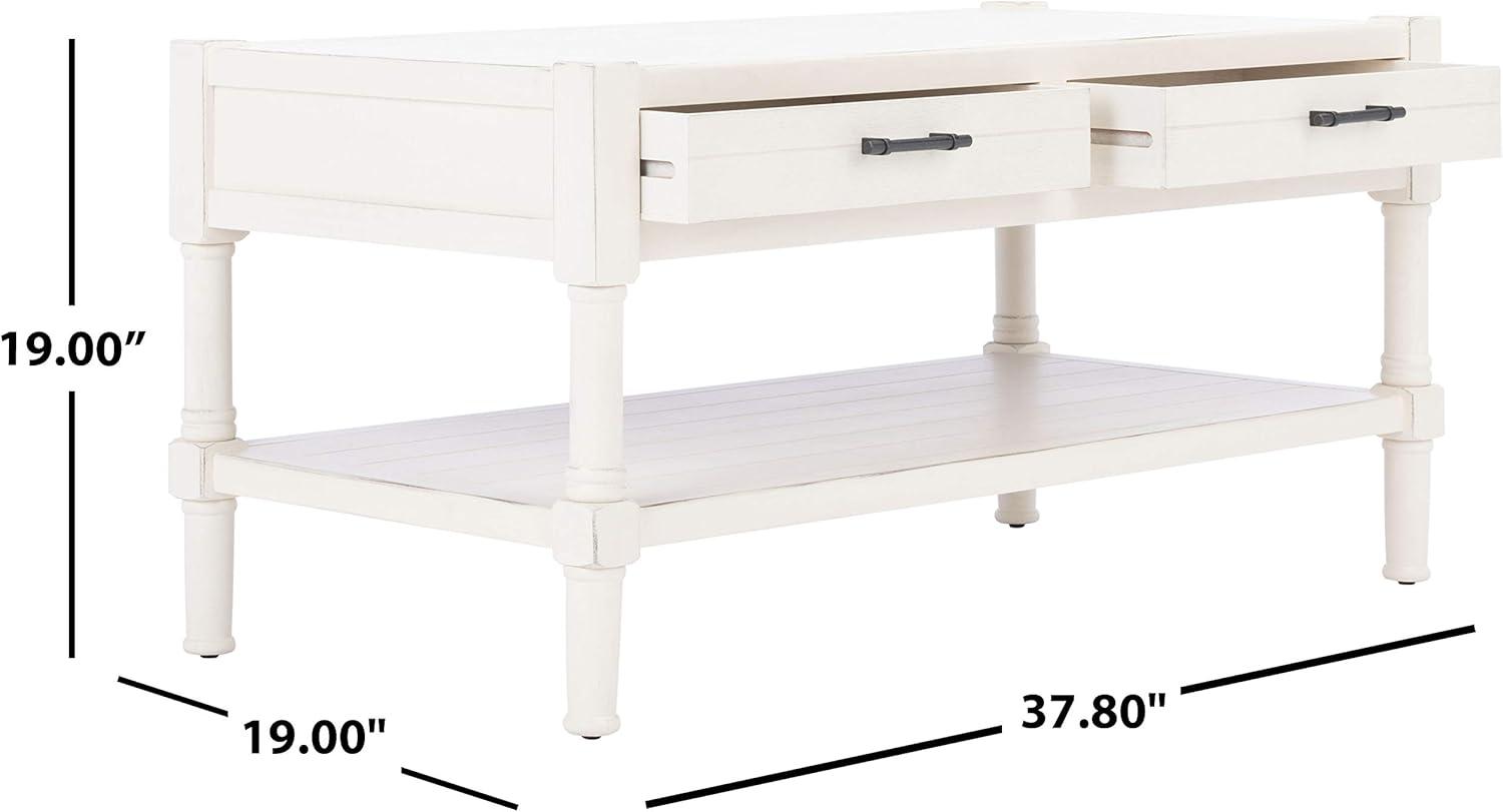 Filbert 2 Drawer Coffee Table  - Safavieh