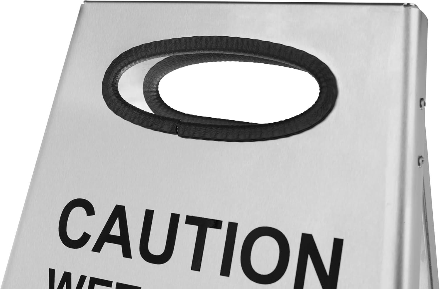 Stainless Steel Wet Floor Sign