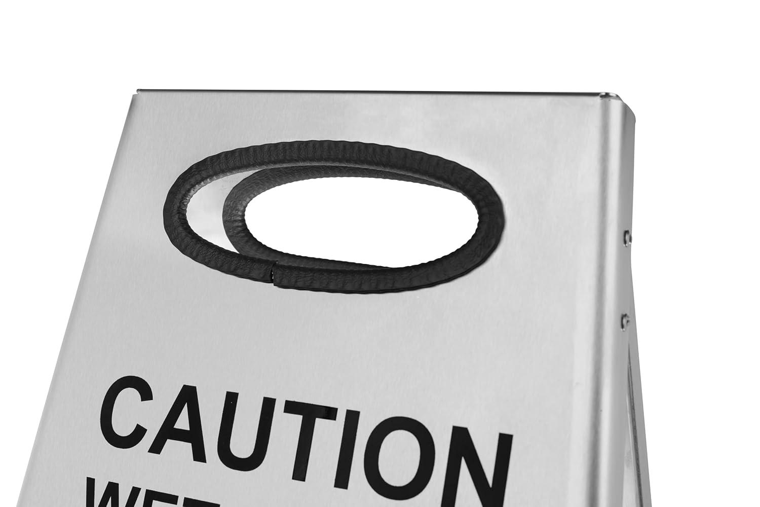 Stainless Steel Wet Floor Sign