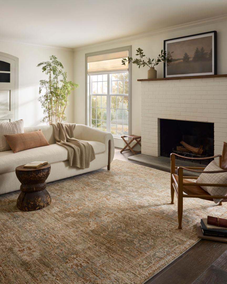 Junie III Rug Magnolia Home by Joanna Gaines x Loloi - Spice and Multi / 6'7" x 9'10"