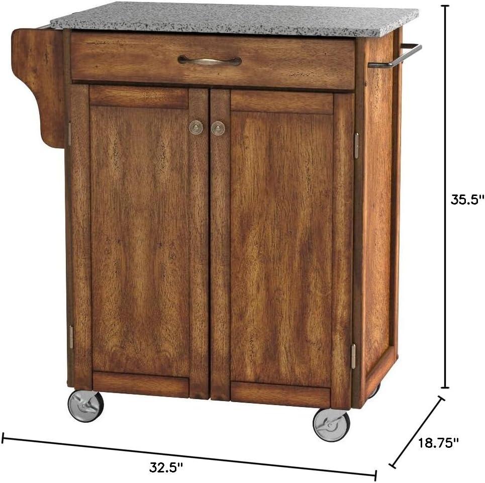 Cuisine Kitchen Cart Black Base - Home Styles