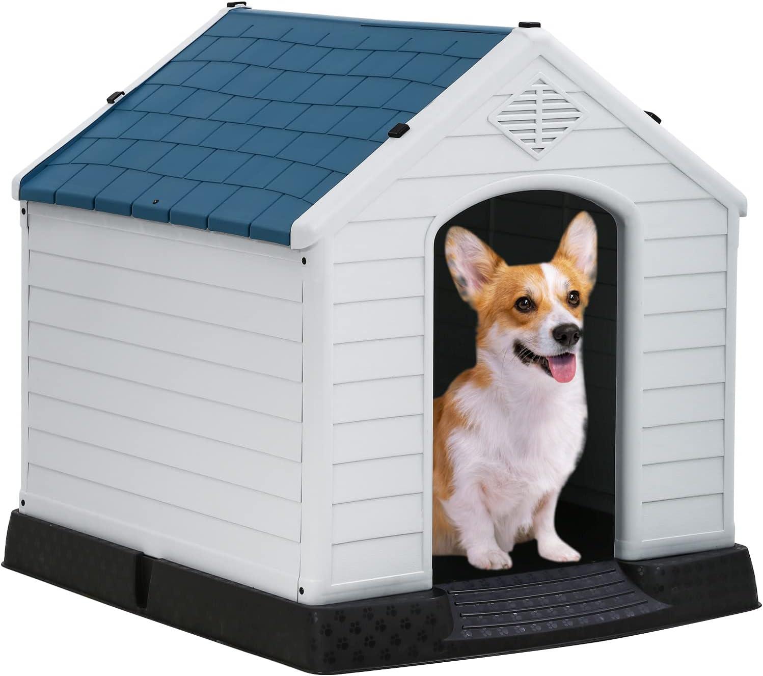 Bestpet Dog House Pet Kennel With Air Vents, Indoor & Outdoor