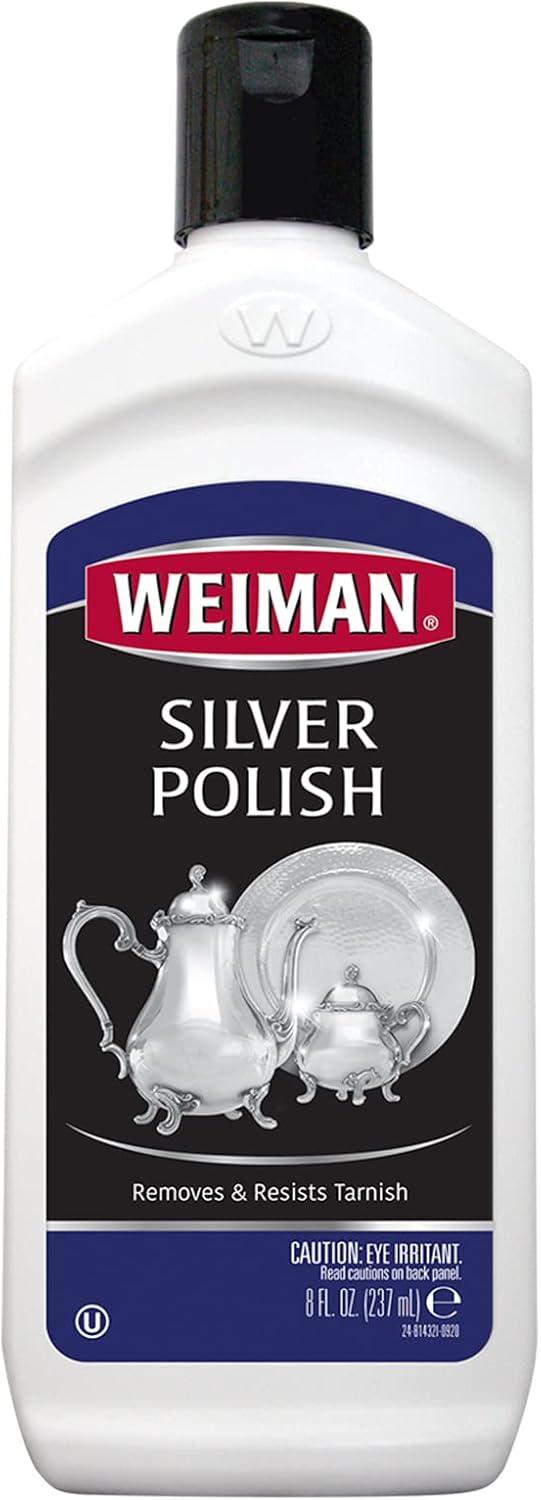 Weiman Floral Scented Liquid Silver Polish - 8 Fl Oz