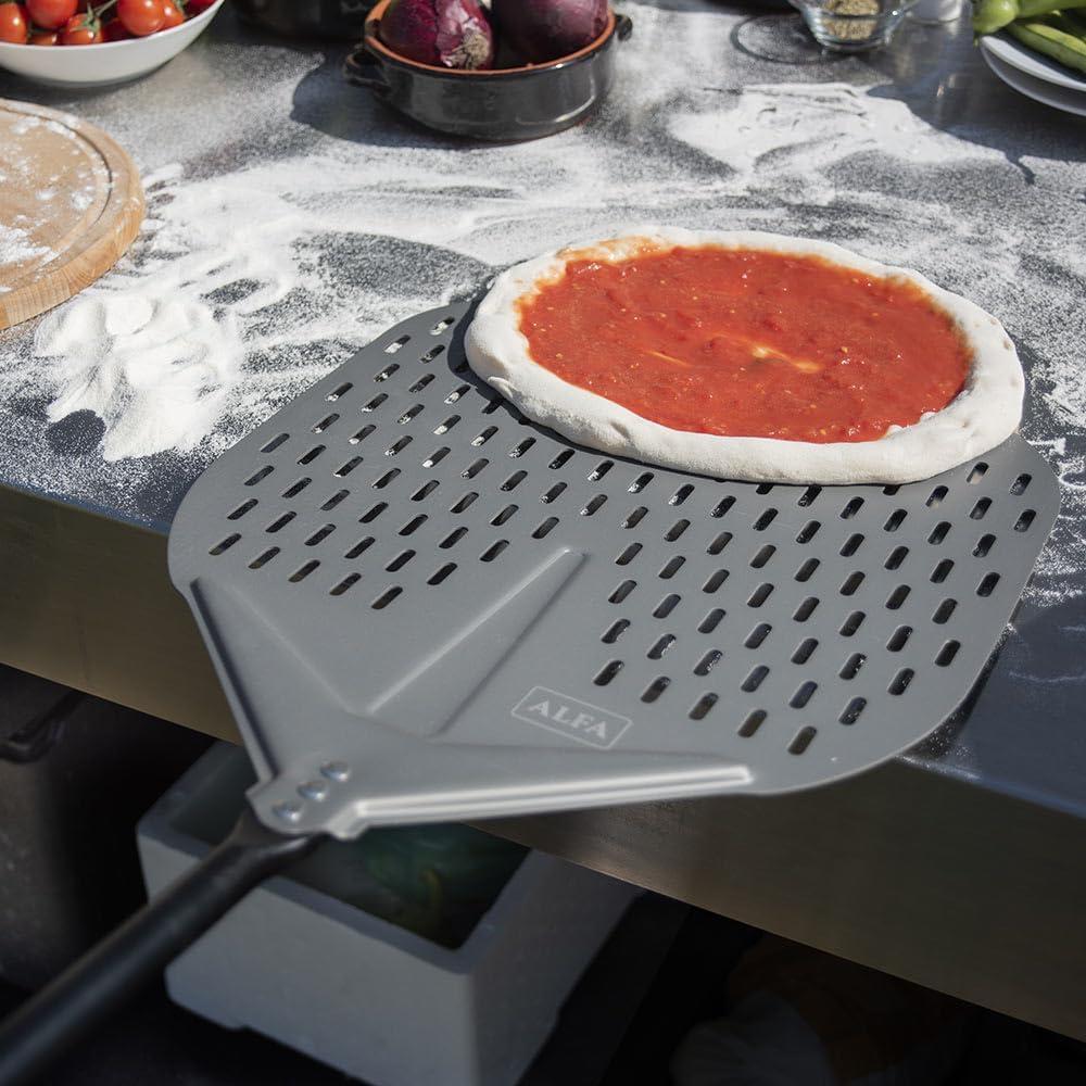 Alfa 36-Inch Black Aluminum Pizza Accessory Kit