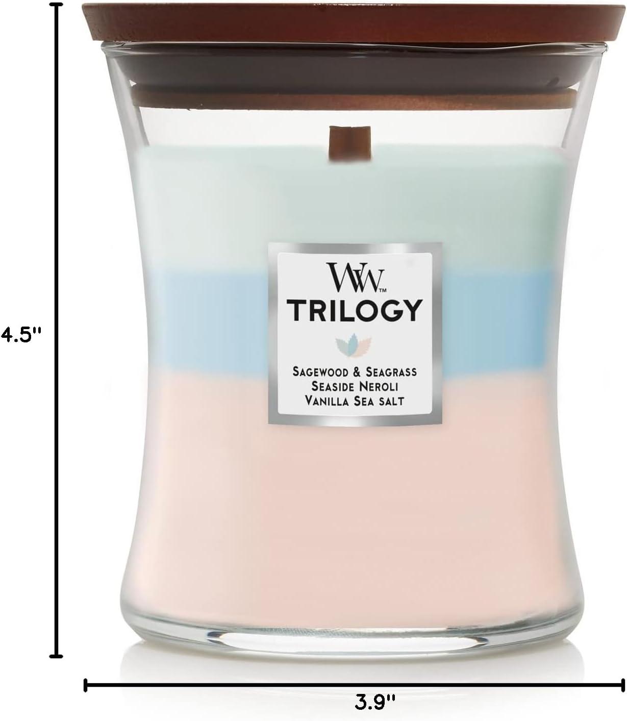 Oceanic Trilogy Multicolor Soy Wax Hourglass Candle