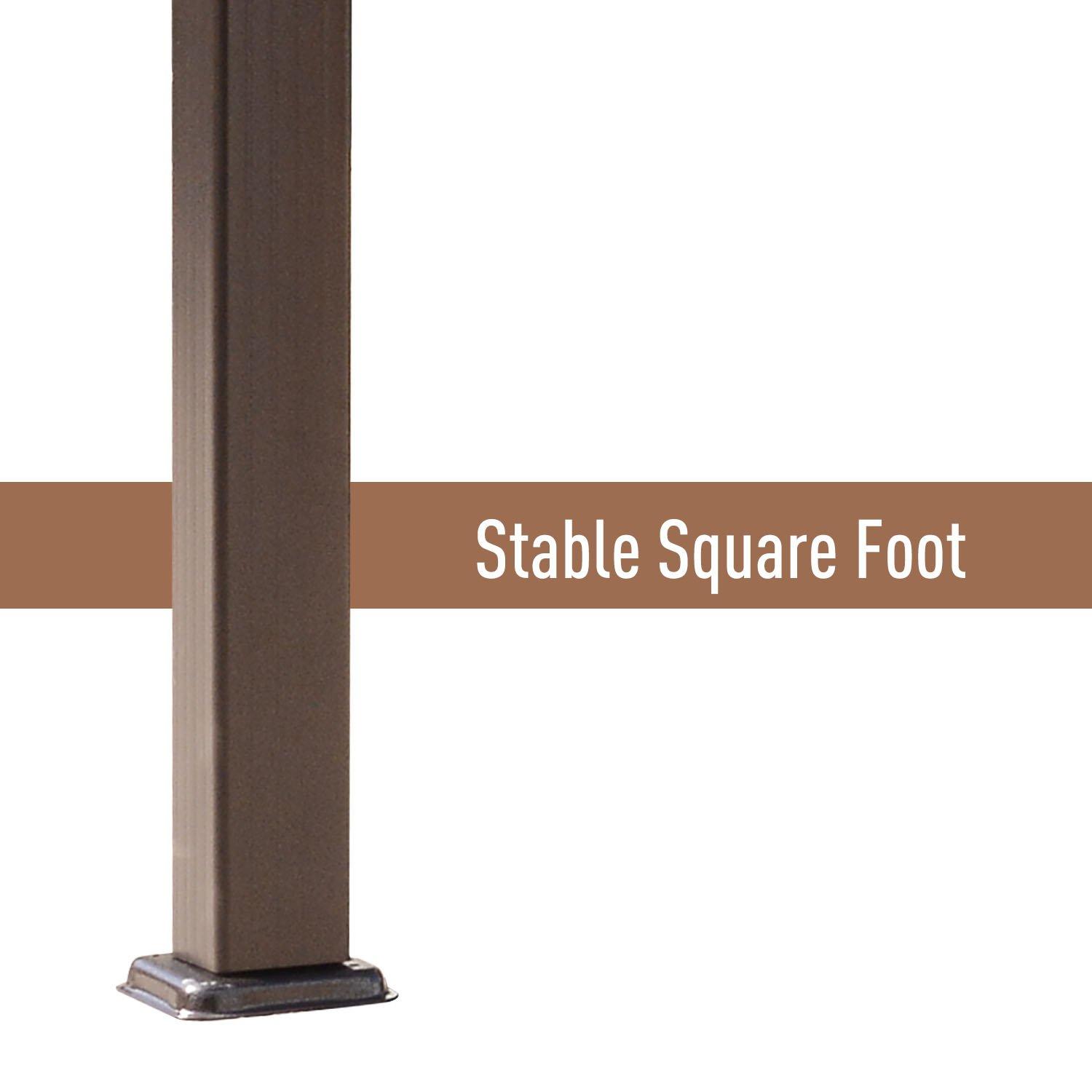 Outsunny Outsunny Pergola with Retractable Shade Canopy, Aluminum