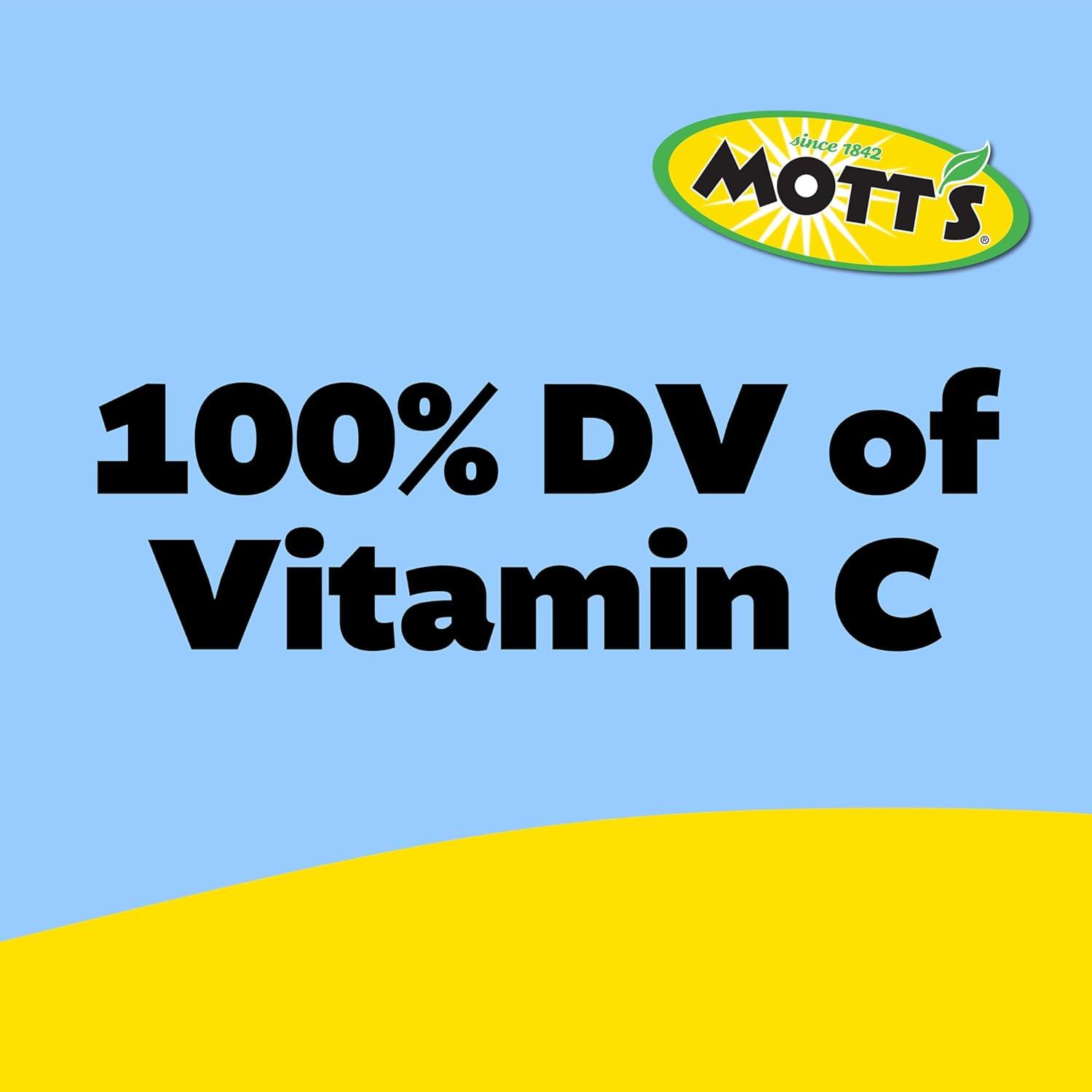 Mott's Apple Light Juice Drink, 64 Fl Oz Bottle (Pack Of 8), 42% Fruit Juice With 50% Fewer Calories Than 100% Apple Juice, Excellent Source Of Vitamin C