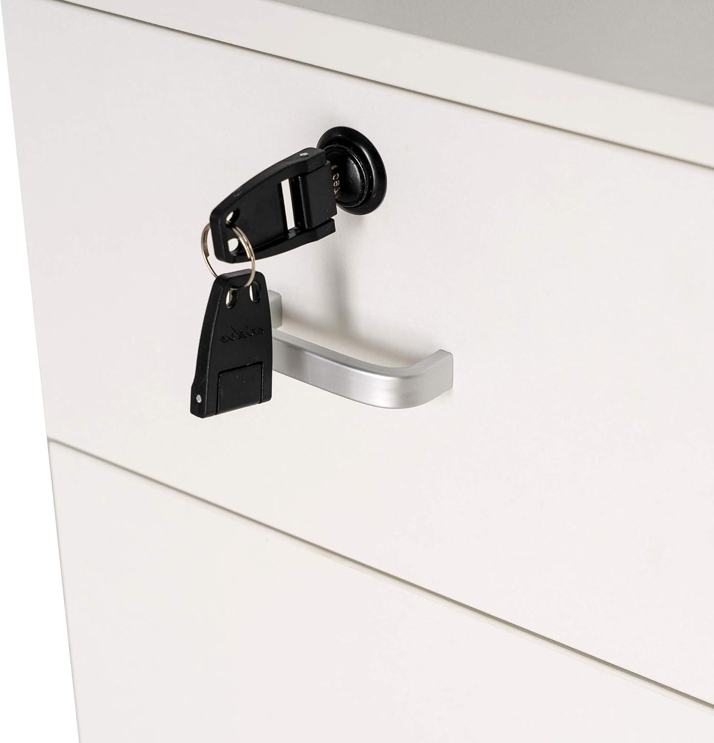MCombo Locking Wall Mount Salon Styling Station Drawer Storage