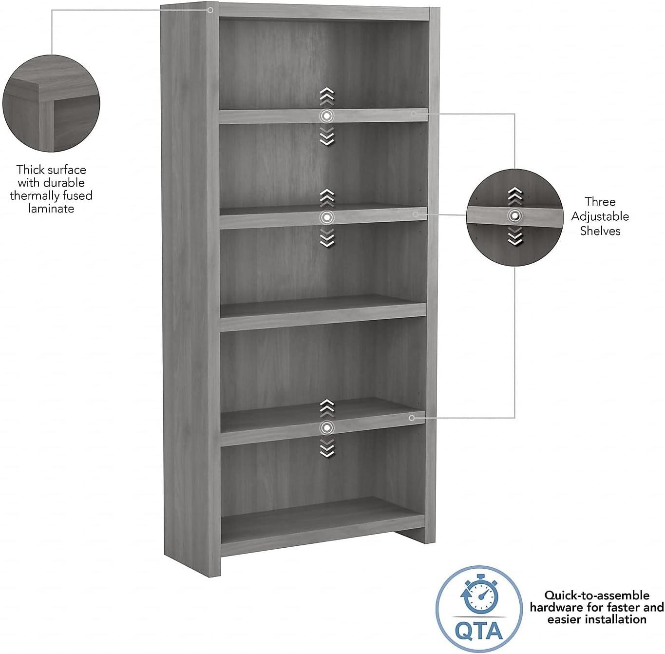 Echo 66" H x 32" W Standard Bookcase