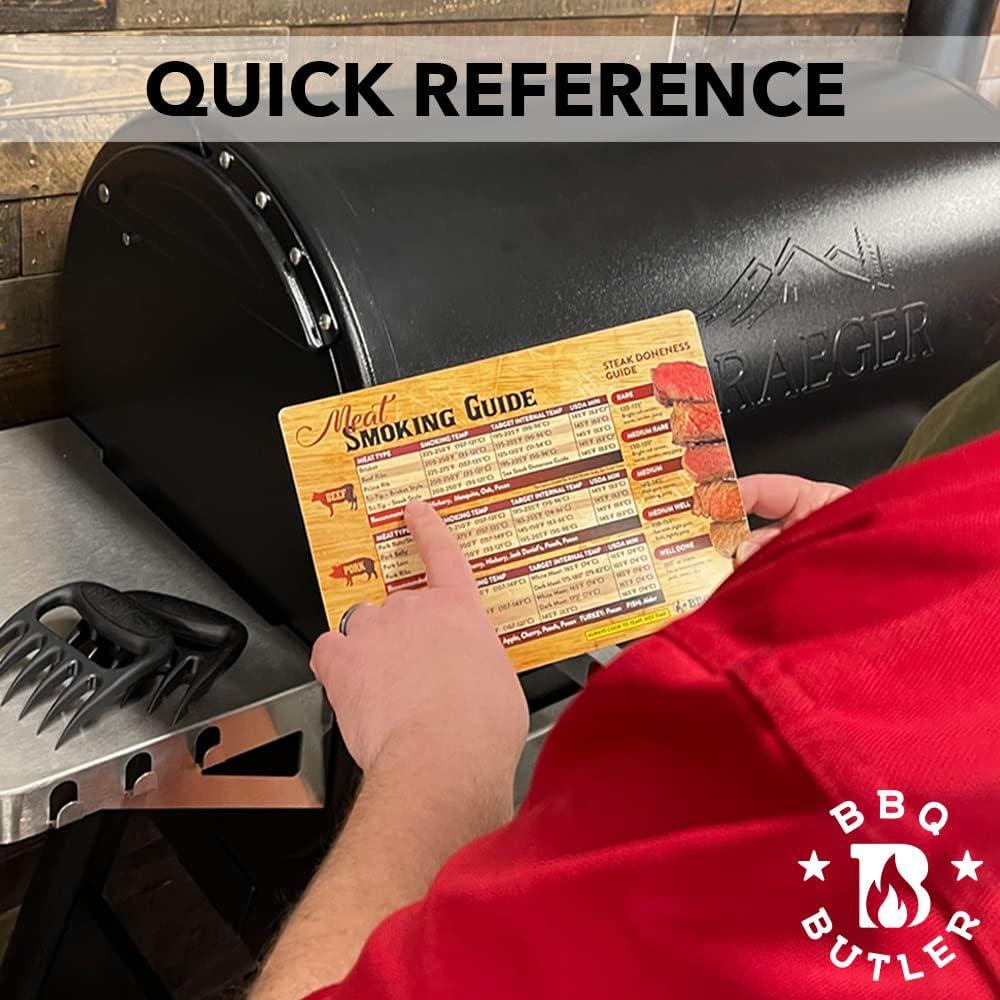 BBQ Butler Bear Paws Meat Shredders And BBQ Butler Meat Smoking Guide Magnet
