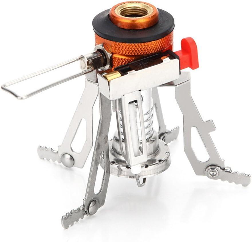 AOTU Portable Camping Stoves Backpacking Stove with Piezo Ignition Stable Support Wind-Resistance Camp Stove for Outdoor Camping Hiking Cooking