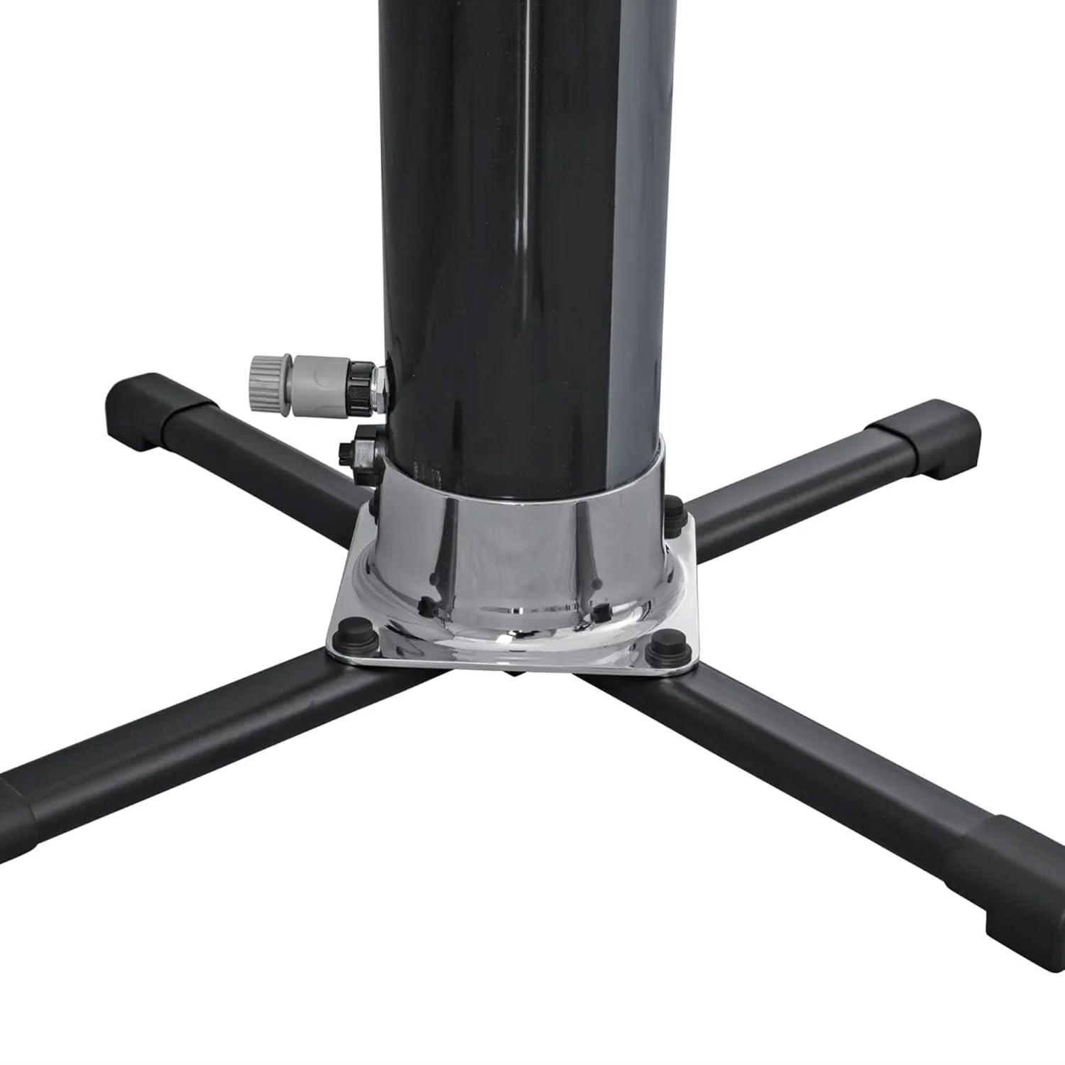 Bestway SolarFlow 9.2 Gallon Water Capacity Solar Heat Outdoor Shower with Adjustable Shower Head, Multiple Spray Settings and Quick Connector, Black