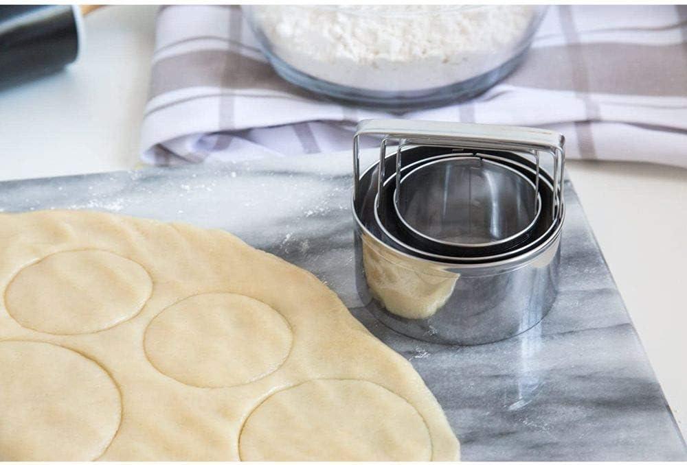 Round Shaped Steel Cookie Cutter, by Fox Run 3 Pieces, Sold as Dozen