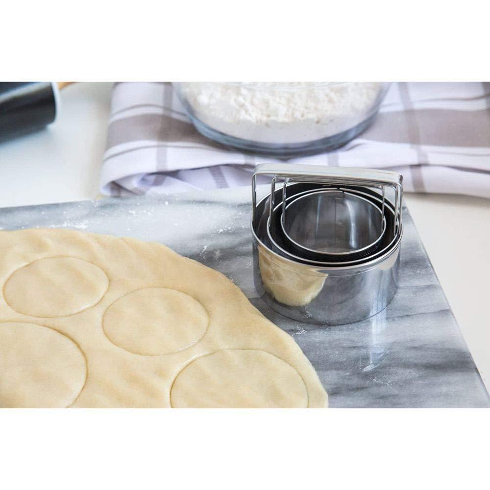 Round Shaped Steel Cookie Cutter, by Fox Run 3 Pieces, Sold as Dozen