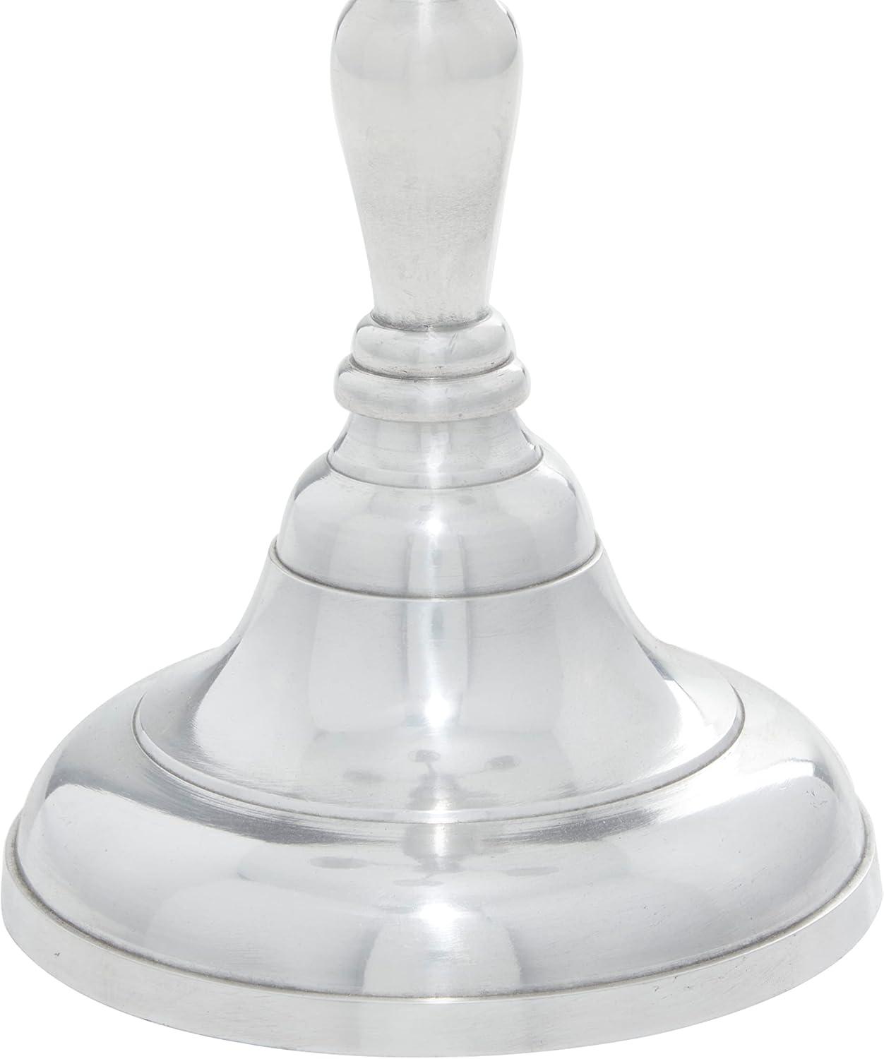 DecMode 5 Holder Silver Aluminum Metal Candelabra