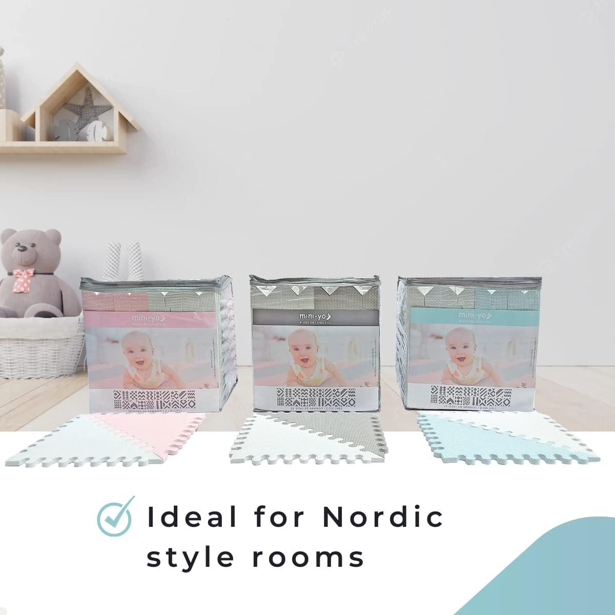 Little Fun Times Baby Foam Playmat – 72 Pieces, 51.2" x 64", for Toddlers & Infants