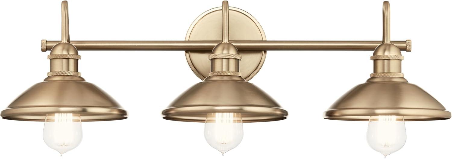 Kichler Lighting Clyde 3 - Light Vanity in  Champagne Bronze