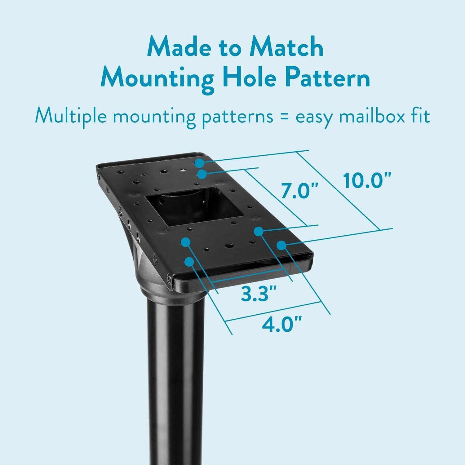 Architectural Mailboxes Elevado 52.91'' H Round Decorative Post