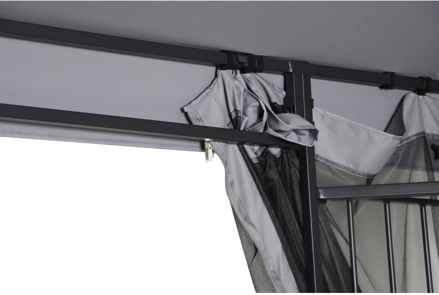 Garden Winds Replacement Canopy Top Cover Compatible with The 10x12 Easy Assembly Gazebo - Riplock 350