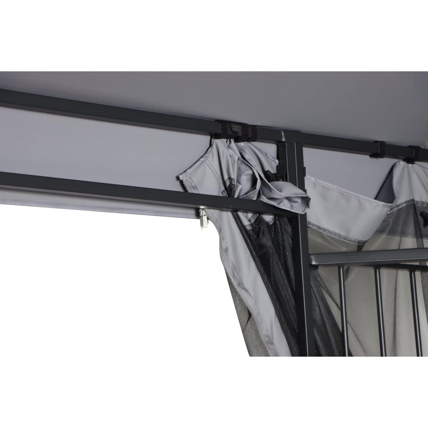 Garden Riplock 350 10ft x 12ft Slate Gray Top Cover Outdoor Canopy