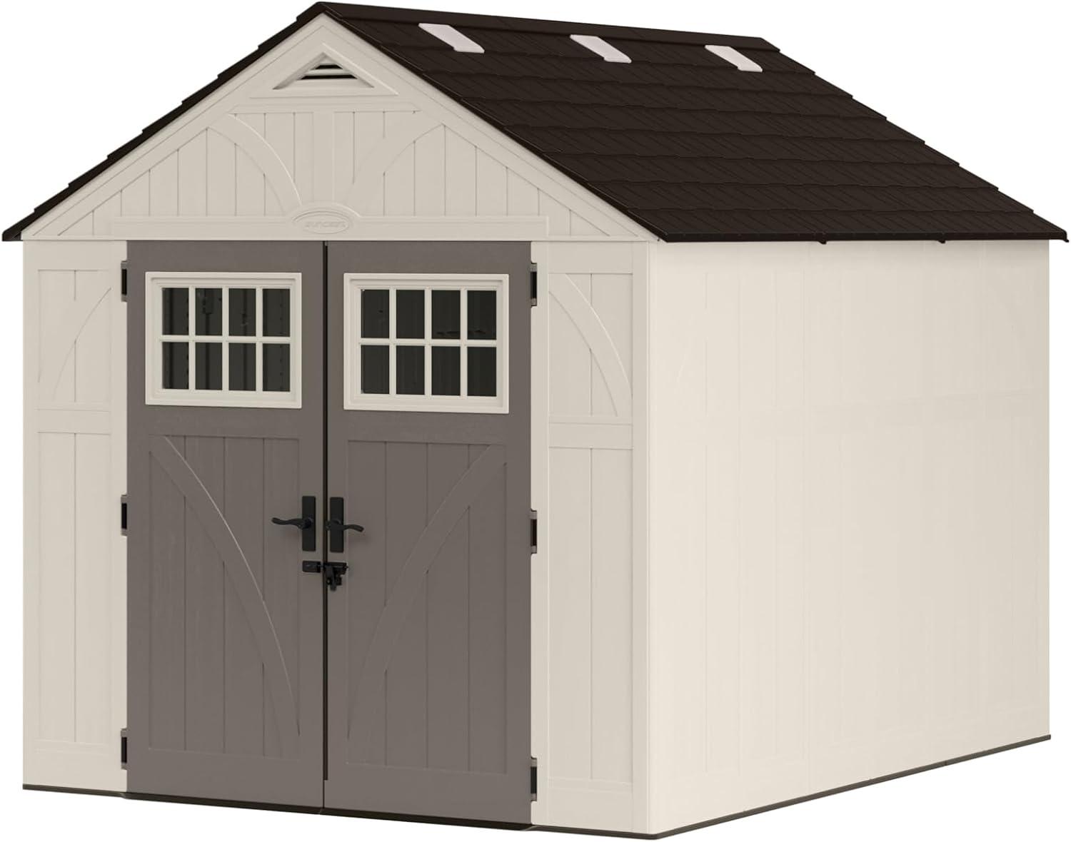 Suncast Suncast Outdoor Vanilla Resin Storage Shed
