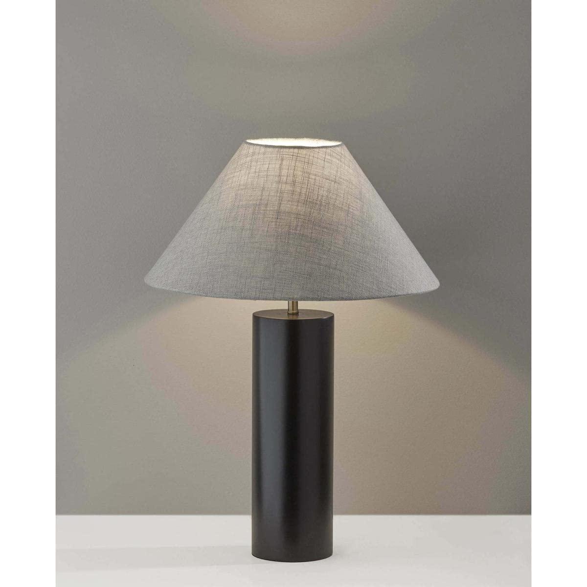 Martin Table Lamp Black - Adesso: Modern Nightstand Light, UL Listed, No Assembly Required