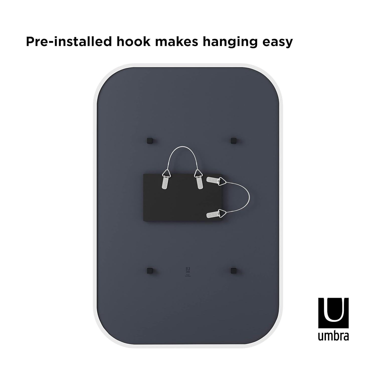 Hub Rubber Flat Mirror