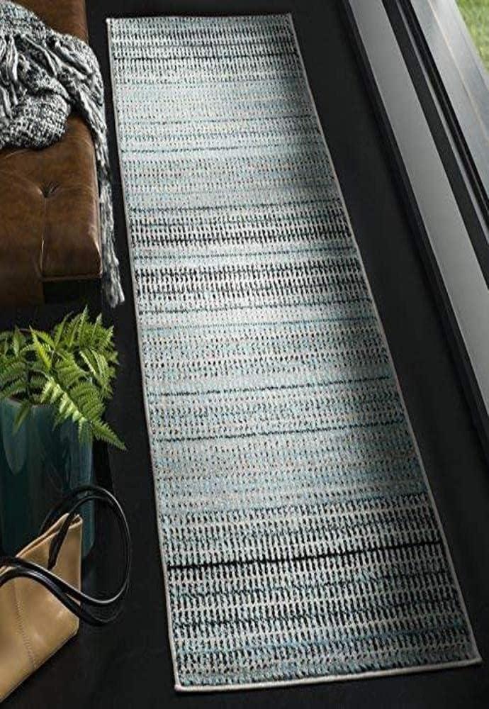 Skyler SKY196 Power Loomed Indoor Accent Rug - Blue/Grey - 2'x4' - Safavieh