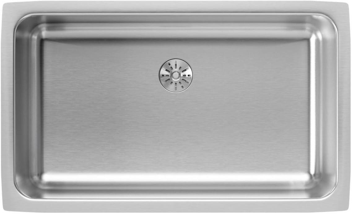 Lustertone 30.5" L x 18.5" W Undermount Kitchen Sink with Perfect Drain