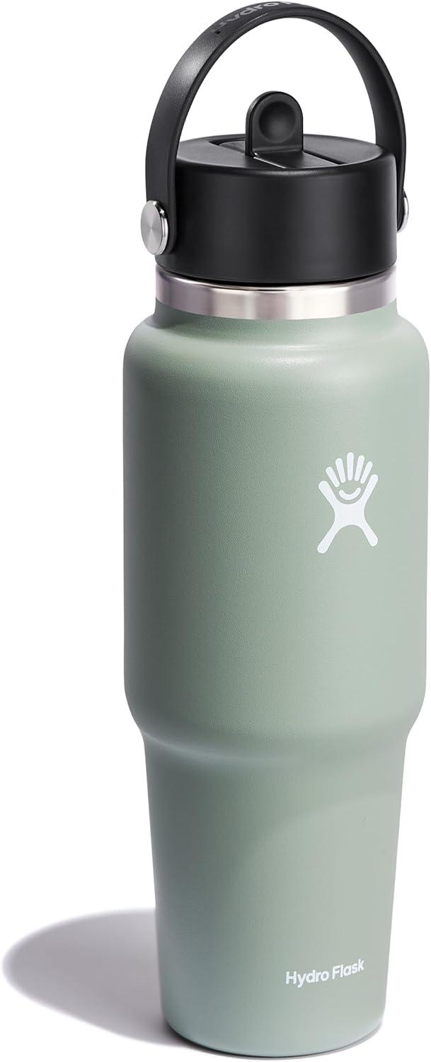 Hydro Flask 32oz Wide Mouth Flex Straw Travel Bottle - Agave