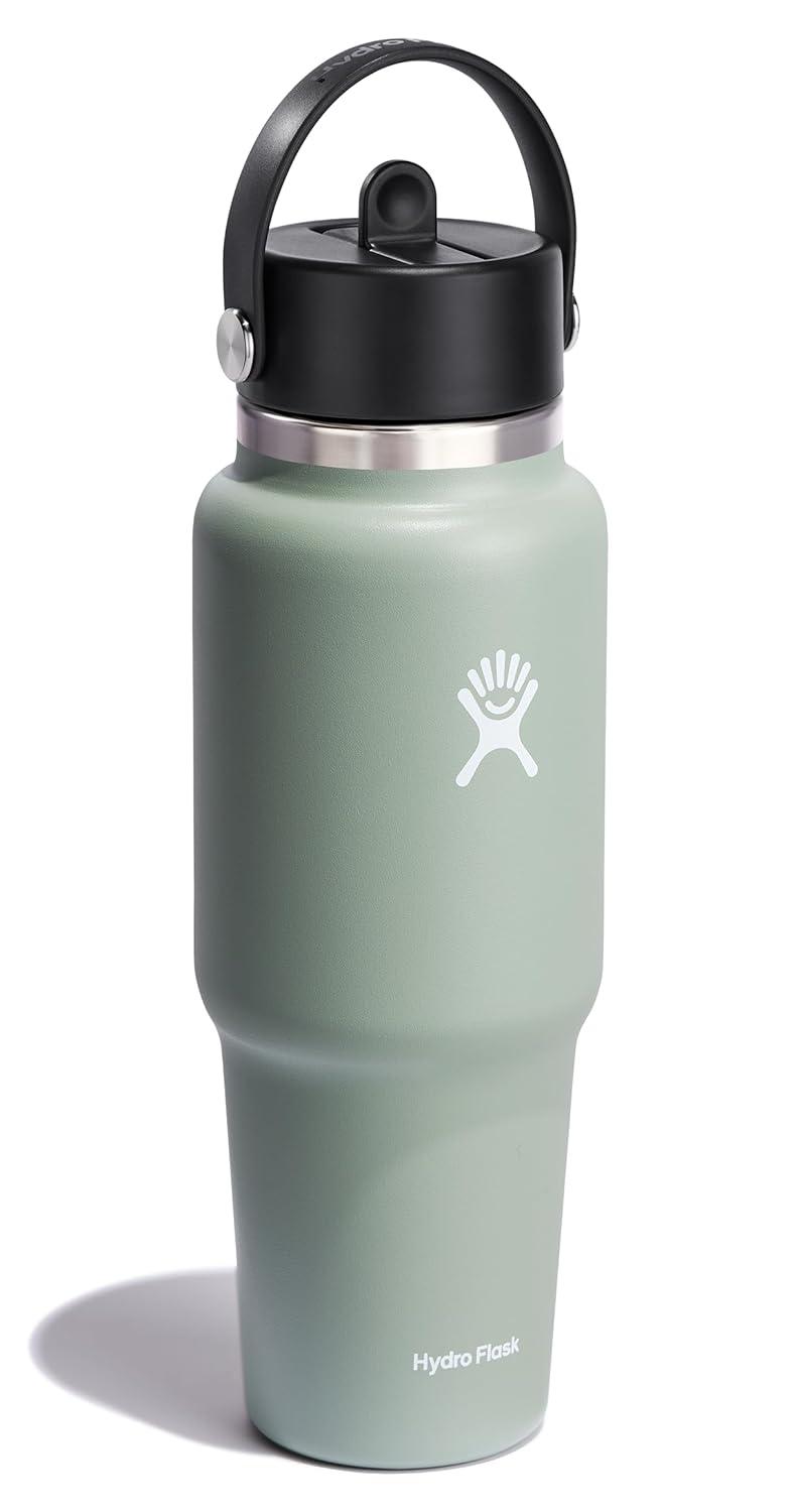 Hydro Flask 32oz Wide Mouth Flex Straw Travel Bottle - Agave
