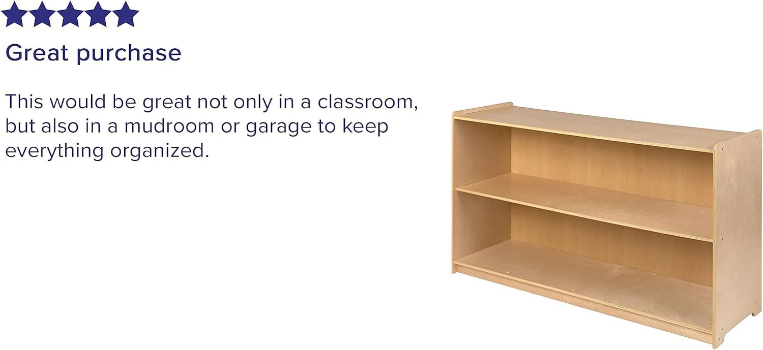 Flash Furniture Bexley Wooden School Classroom Storage Cabinet for Commercial or Home Use